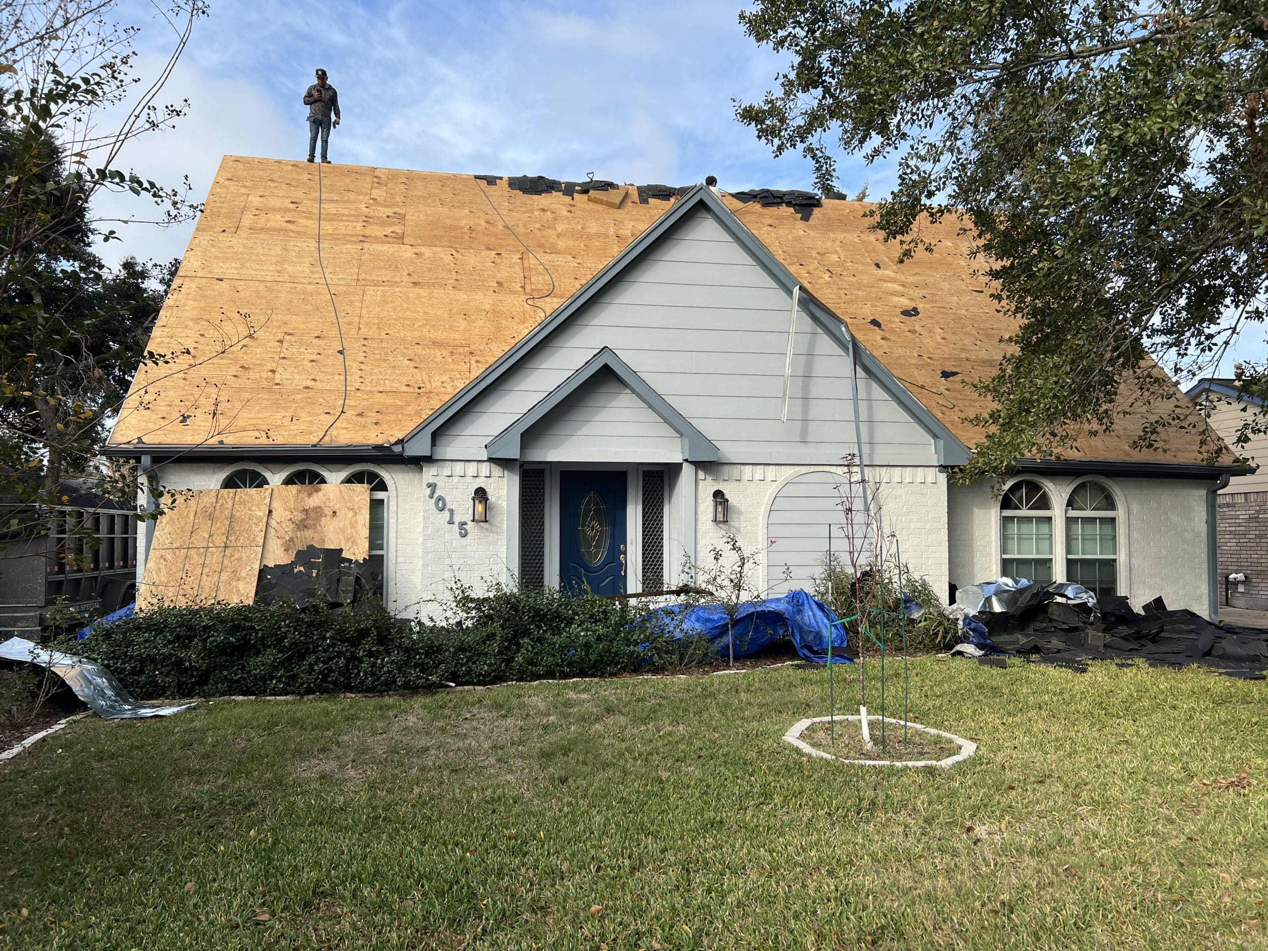 roof replacement Houston TX 77088 before